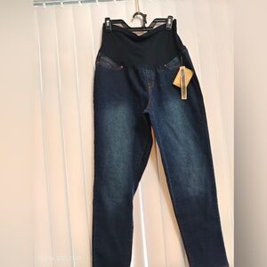 Hybrid & Company Dark Blue Maternity Jeggings